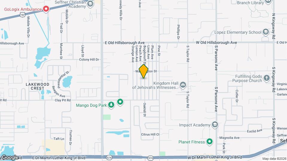 5228 Bogdonoff Dr Map and Location Details