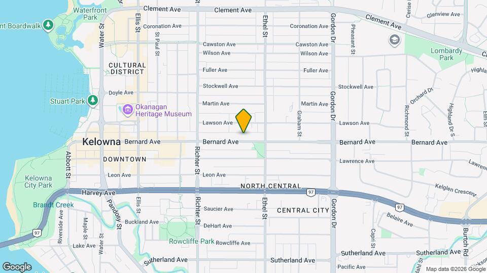 840 Bernard Ave Map and Location Details