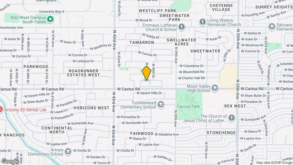 4101 W Wethersfield Rd Map and Location Details