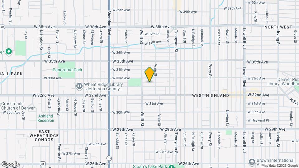 4631 W Moncrieff Pl Map and Location Details