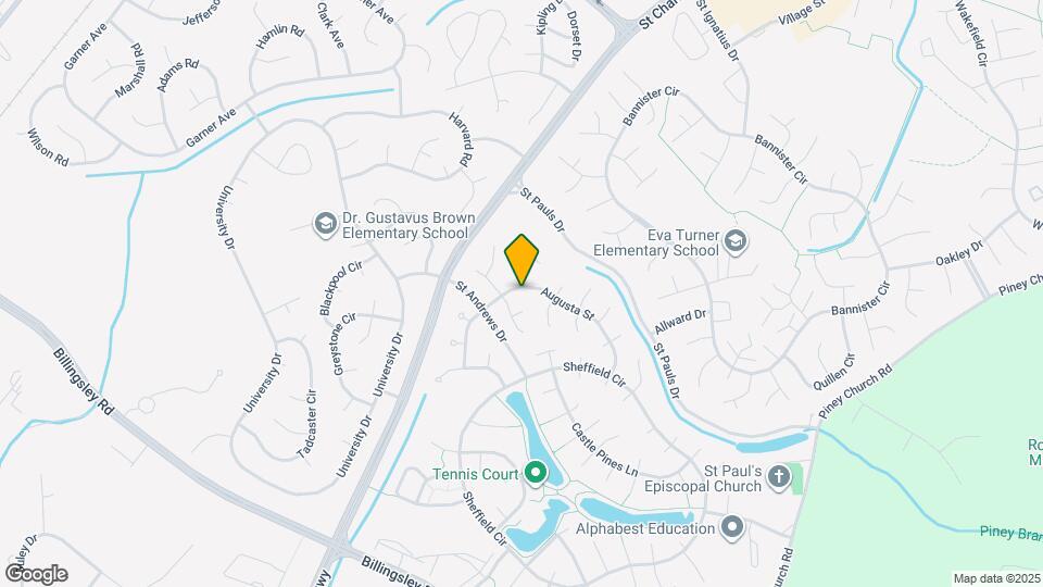 4252 Augusta St Map and Location Details