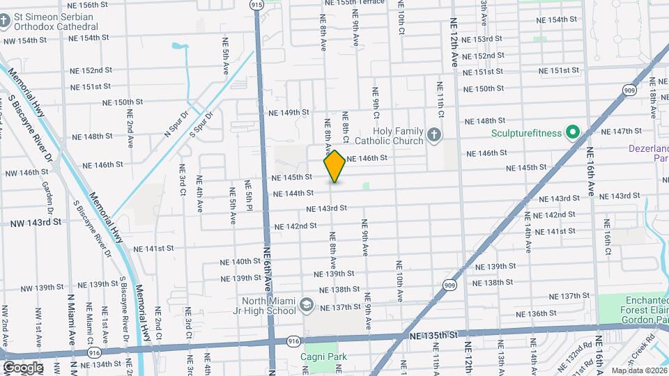 801 NE 144th St Mapa y Detalles de la Ubicación