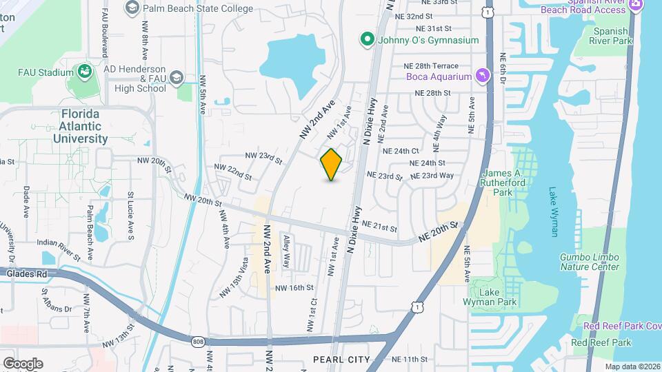 135 NW 20th St Map and Location Details