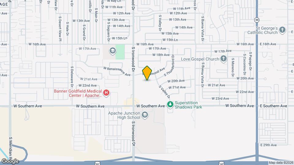 1441 W Montebello Ave Map and Location Details
