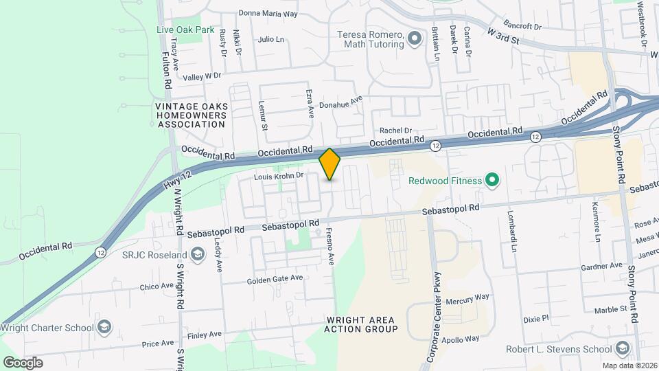 747 Fresno Ave Map and Location Details