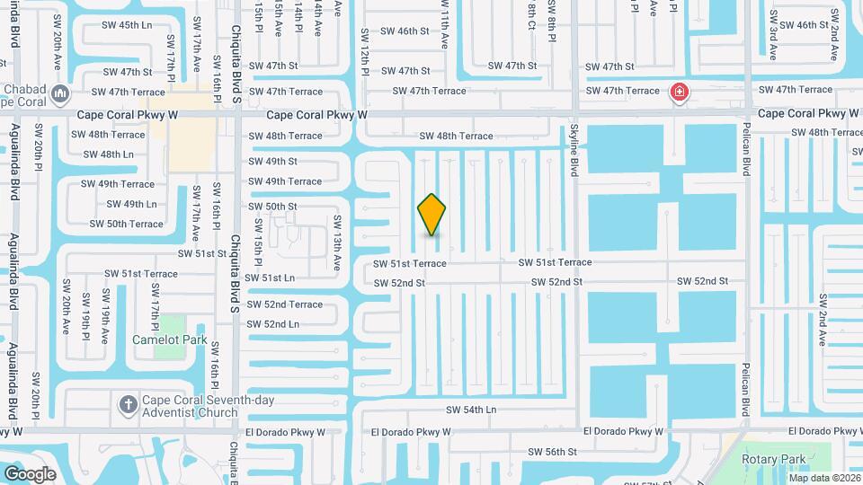 5029 SW 11th Pl Map and Location Details