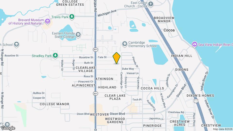 1423 Licht St Map and Location Details