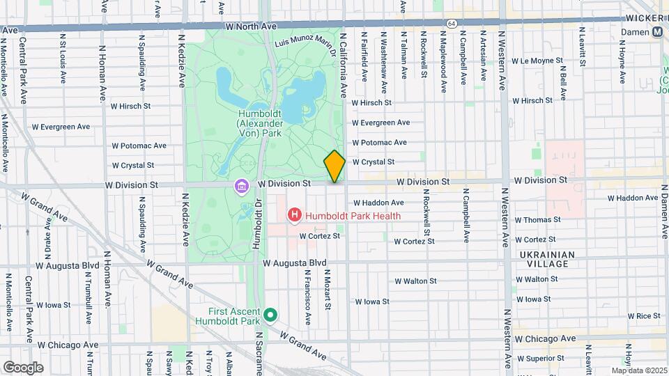 Division Street Rehab Map and Location Details