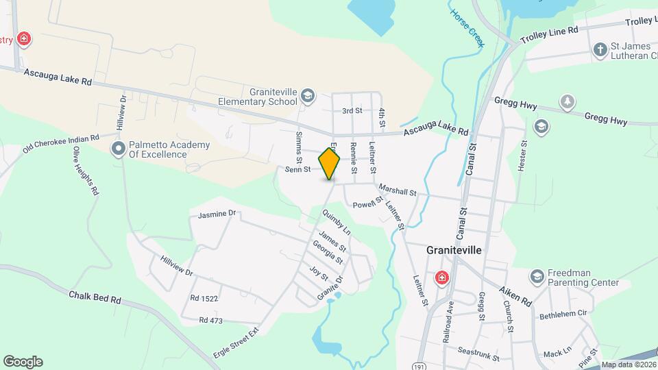 1001 Ergle St Map and Location Details