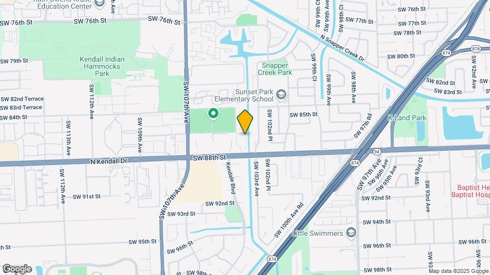 Kendall Acres Condo Mapa y Detalles de la Ubicación