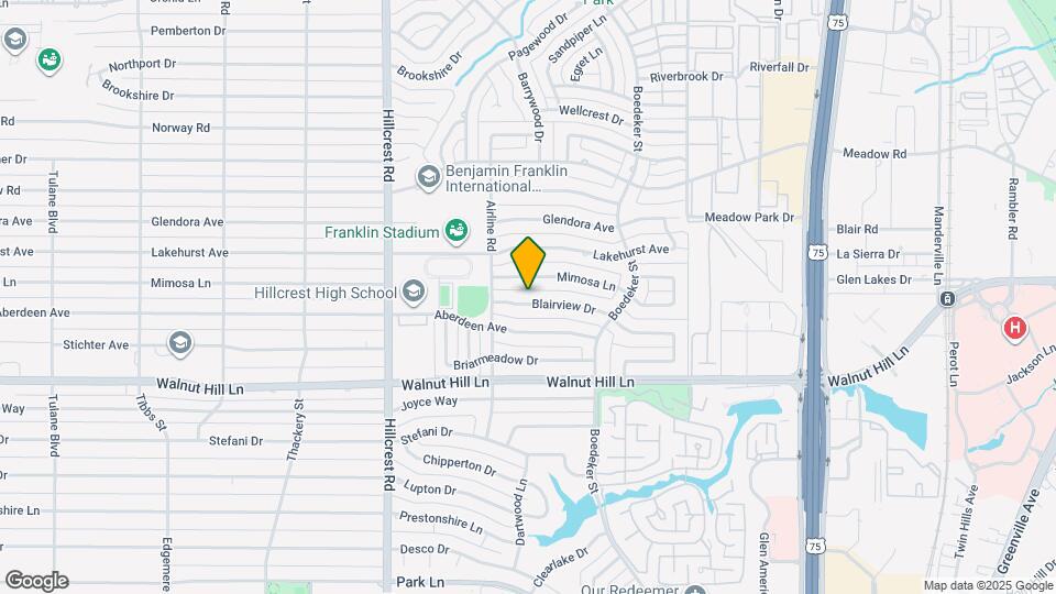 7135 Blairview Dr Map and Location Details