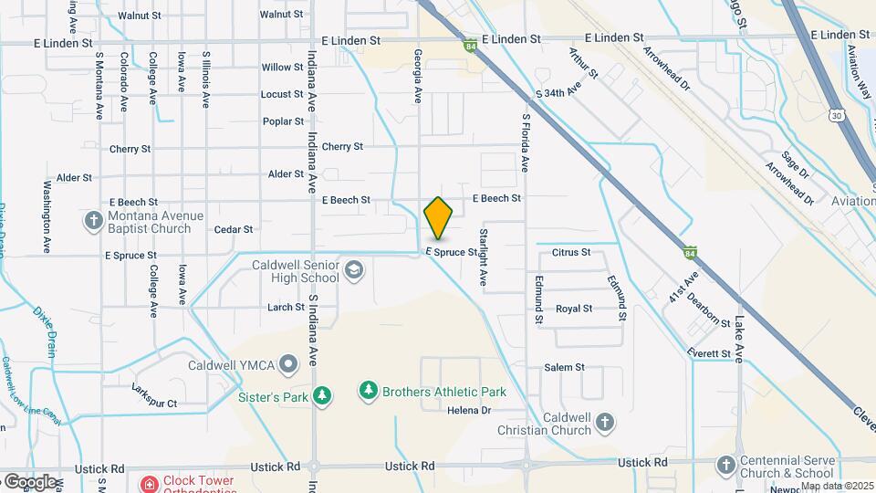 2511 E Spruce St Map and Location Details