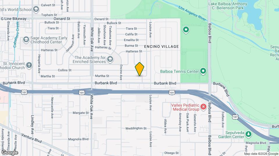 17346 Martha St Mapa y Detalles de la Ubicación