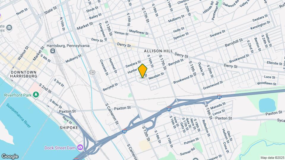 1428 Naudain St Map and Location Details