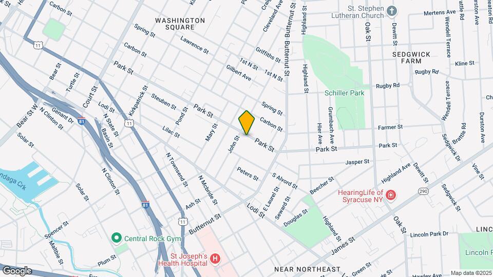 827 Park St Map and Location Details