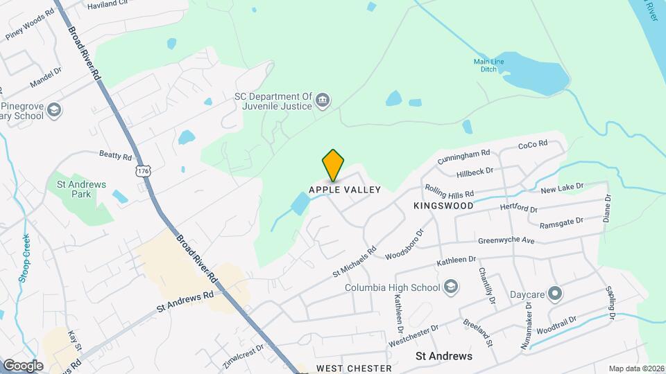 2114 Apple Valley Rd Map and Location Details