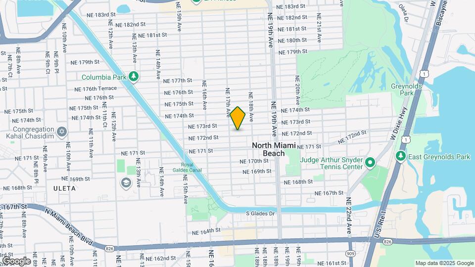 1731 NE 172nd St Map and Location Details