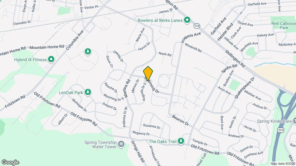 401 Augusta Dr E Map and Location Details