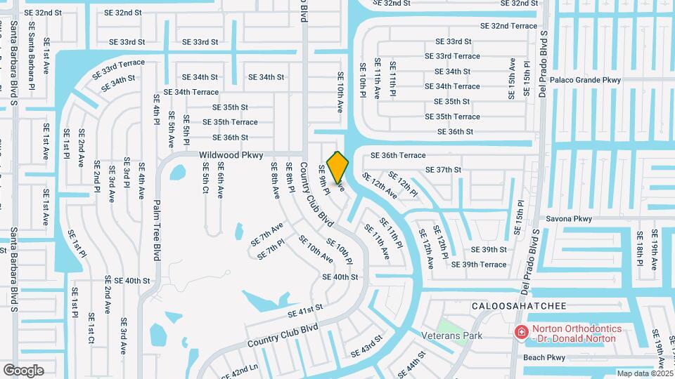 3714 SE 10th Ave Map and Location Details