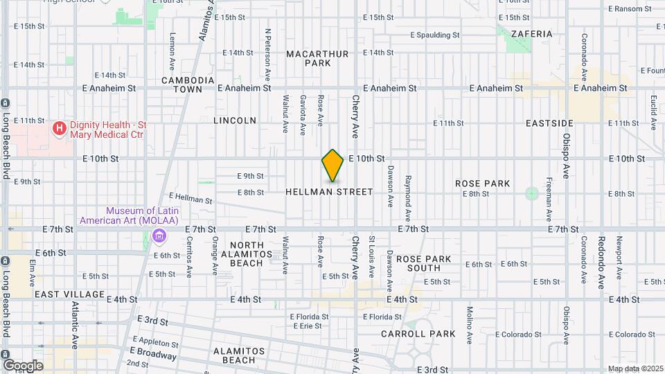 811 Gardenia Ave Map and Location Details