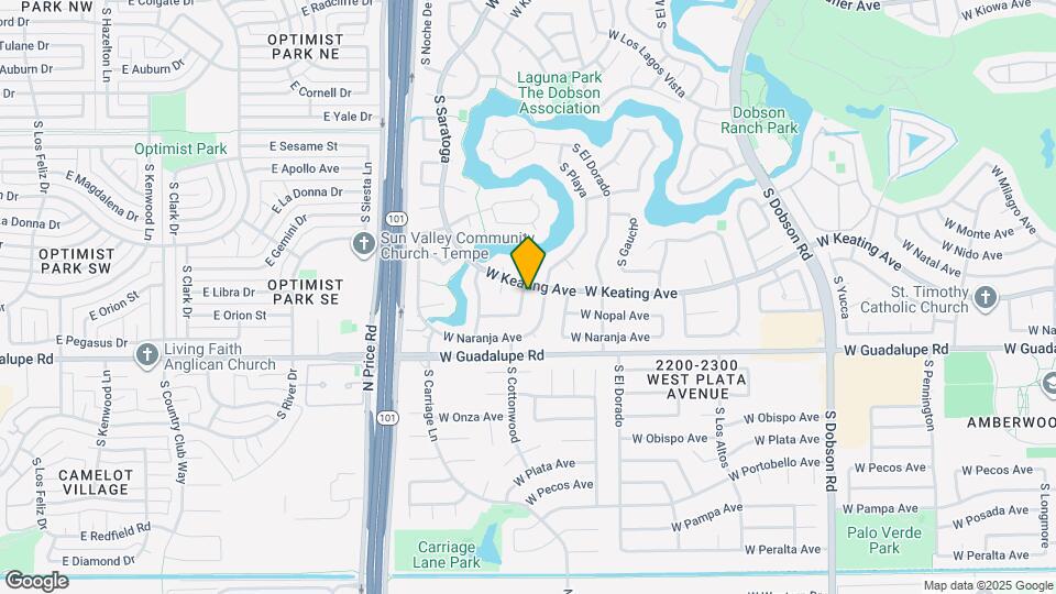 2715 S Cottonwood Map and Location Details