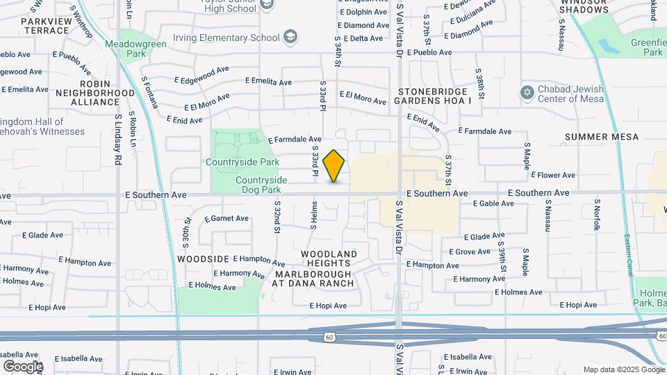 3440 E Southern Ave Mapa y Detalles de la Ubicación