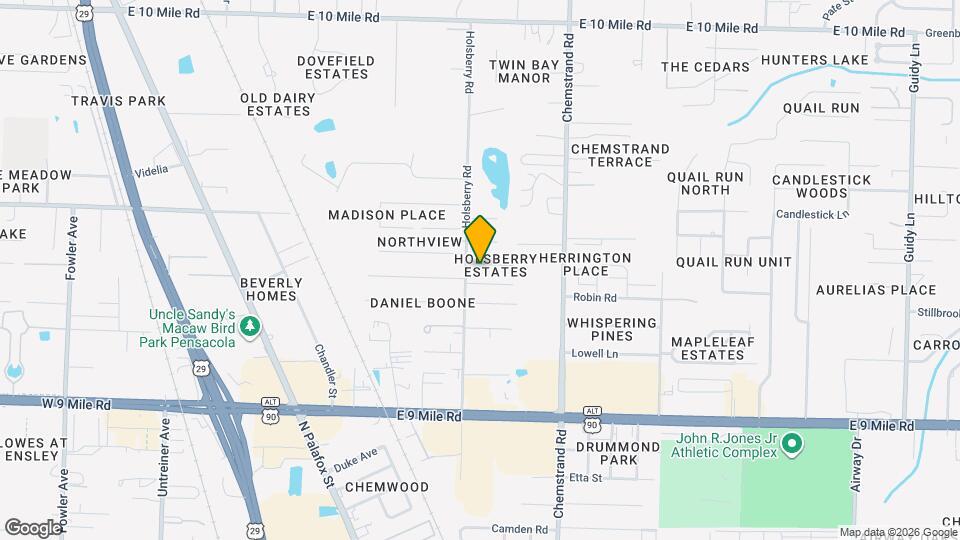609 Saleta St Map and Location Details