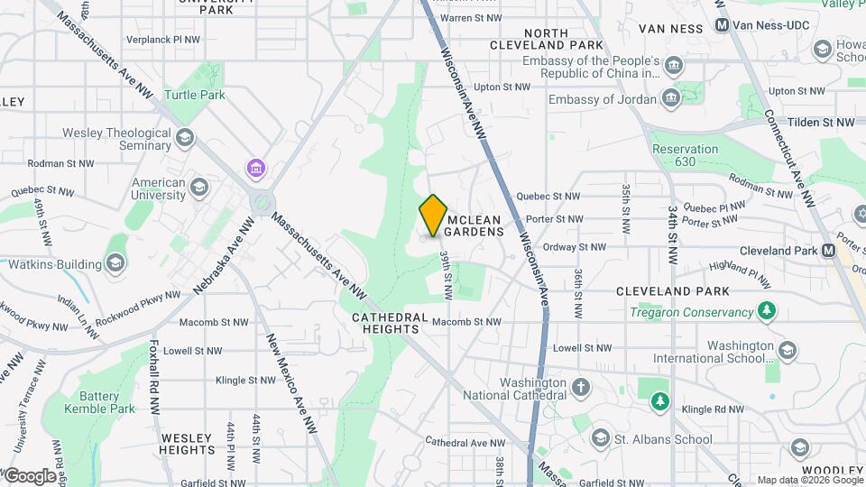 3520 39th St NW Map and Location Details
