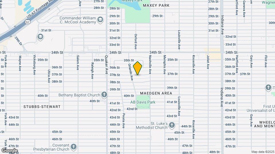 4017 37th St Map and Location Details