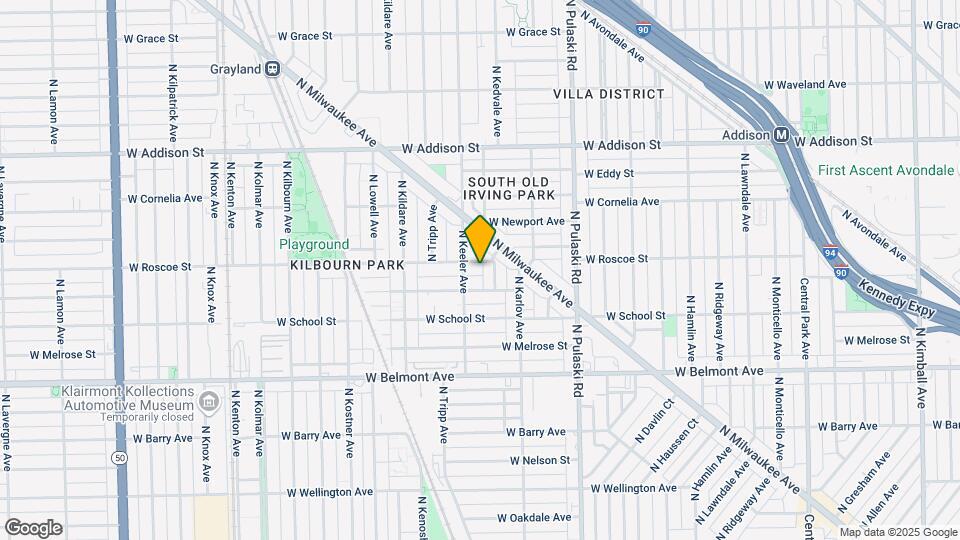 4143 W Roscoe St, Unit Apartment #2 Map and Location Details