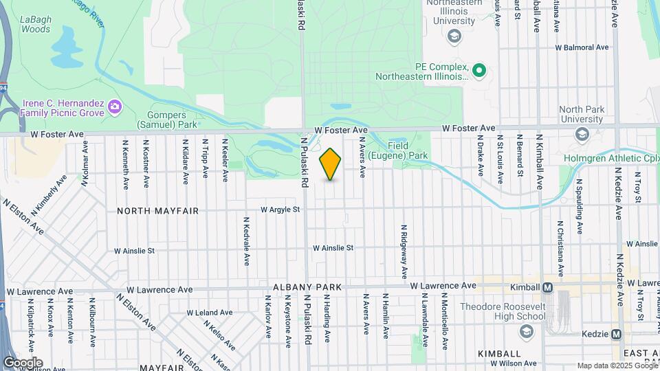 5037 N Harding Ave, Unit 3 Map and Location Details