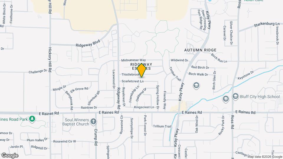 6300 Scarletcrest Ln Map and Location Details