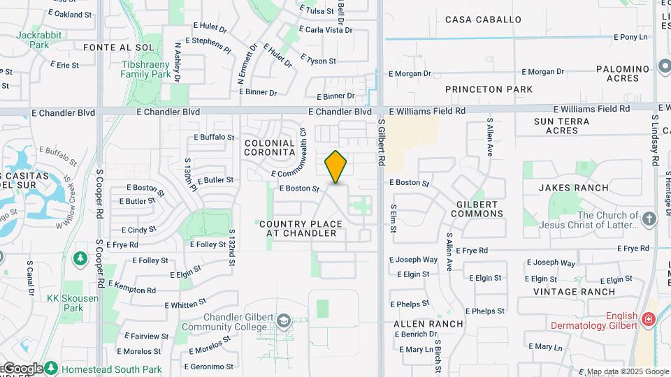 13423 E Boston St Map and Location Details