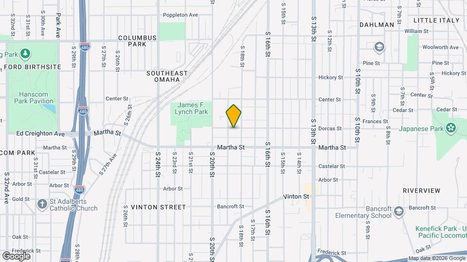 1819 Dorcas St Map and Location Details
