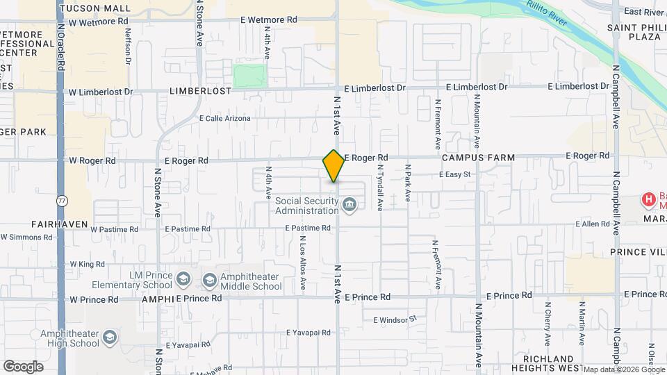 617 E Knox Dr Mapa y Detalles de la Ubicación