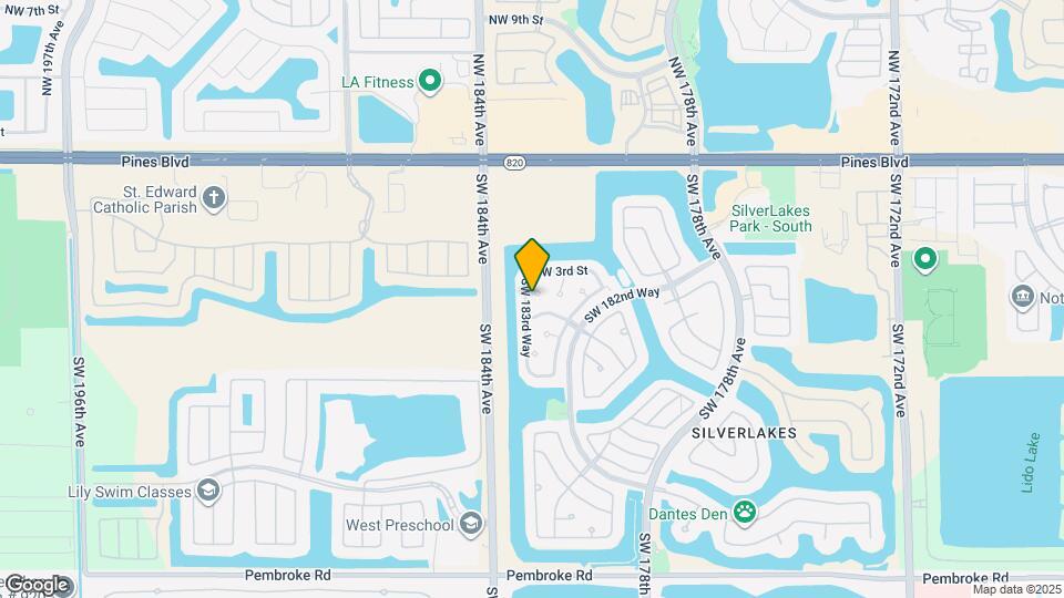 405 SW 183rd Way Map and Location Details