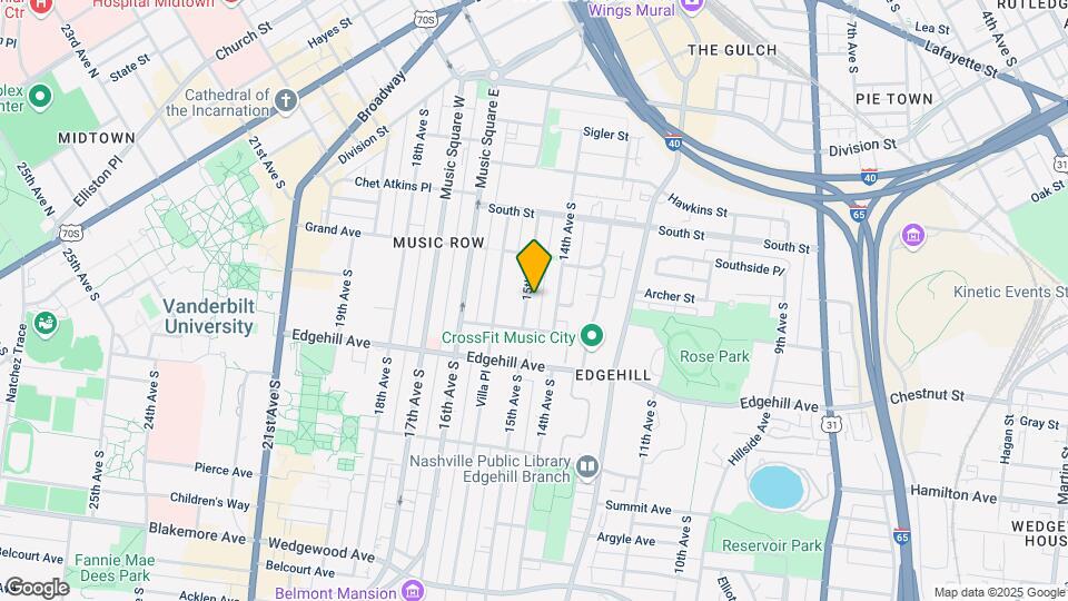 1020 15th Ave S, Unit #B Map and Location Details