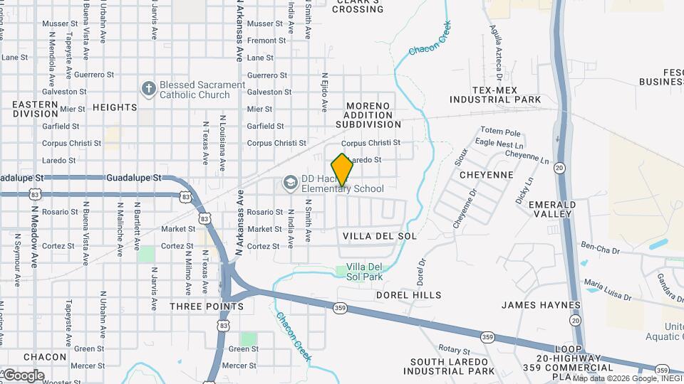 204 N Espana Dr Map and Location Details