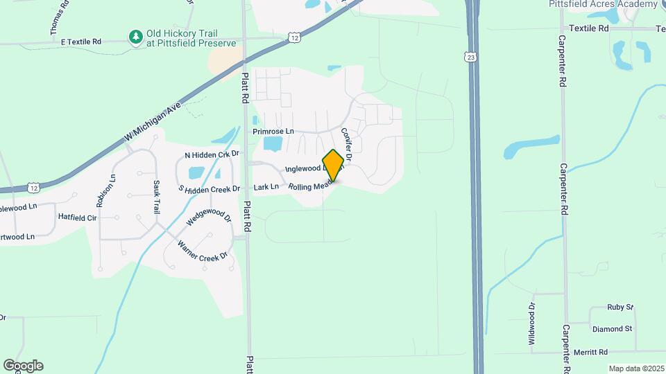 4246 Rolling Meadow Ln Map and Location Details