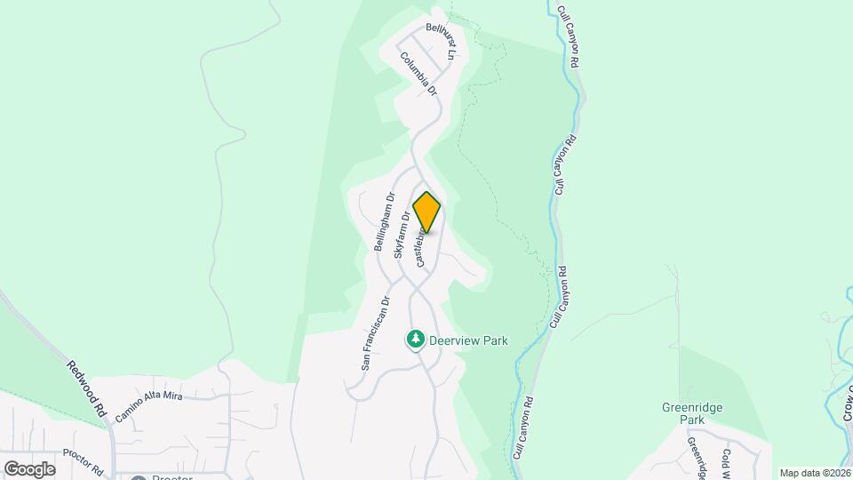6001 Castlebrook Dr Mapa y Detalles de la Ubicación