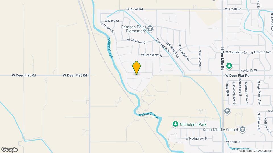 2662 W Balboa Dr Map and Location Details