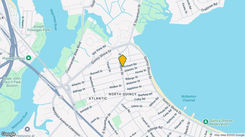 279 E Squantum St, Unit 1 Map and Location Details