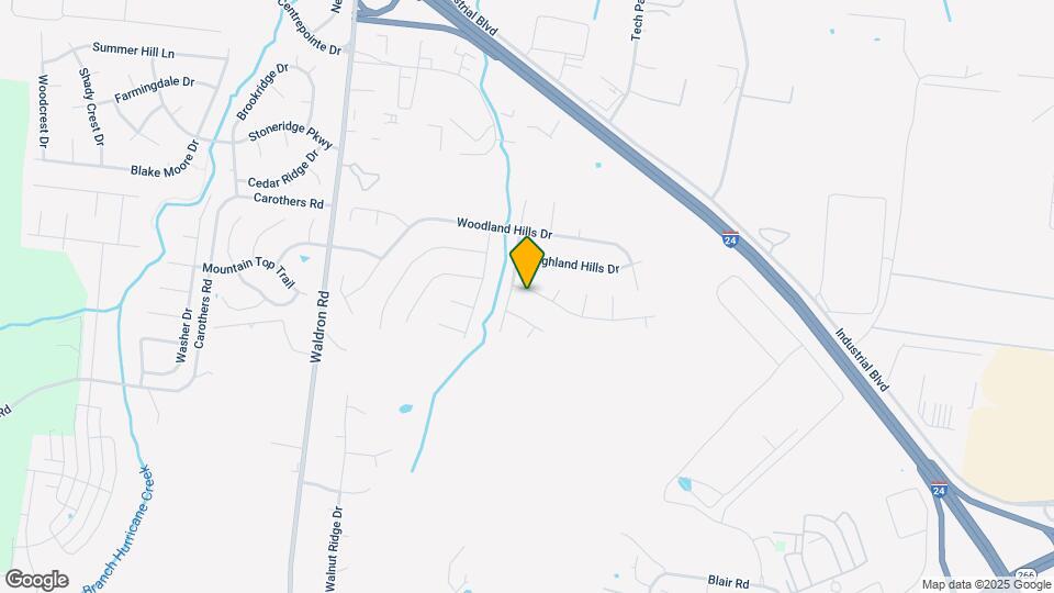 1594 Laurel Ledge Dr Map and Location Details
