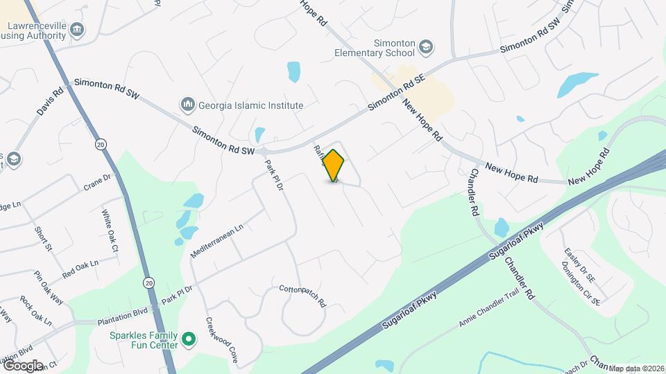 1005 Rafington Dr Map and Location Details