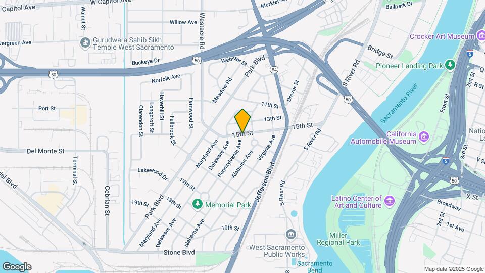 305 15th St Map and Location Details