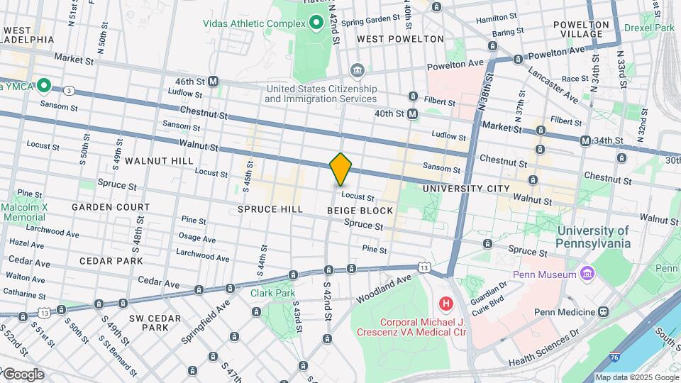 217 S 42nd St Map and Location Details