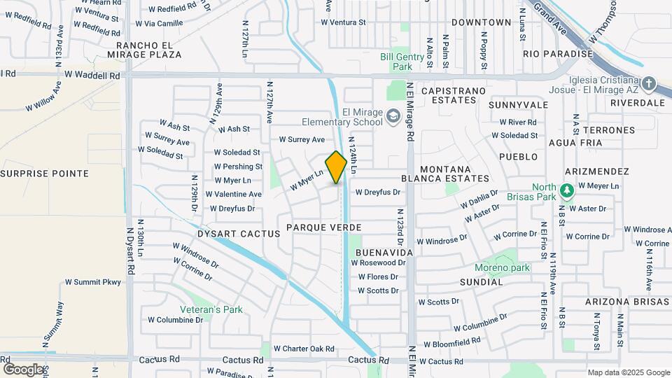 12509 W Valentine Ave Mapa y Detalles de la Ubicación