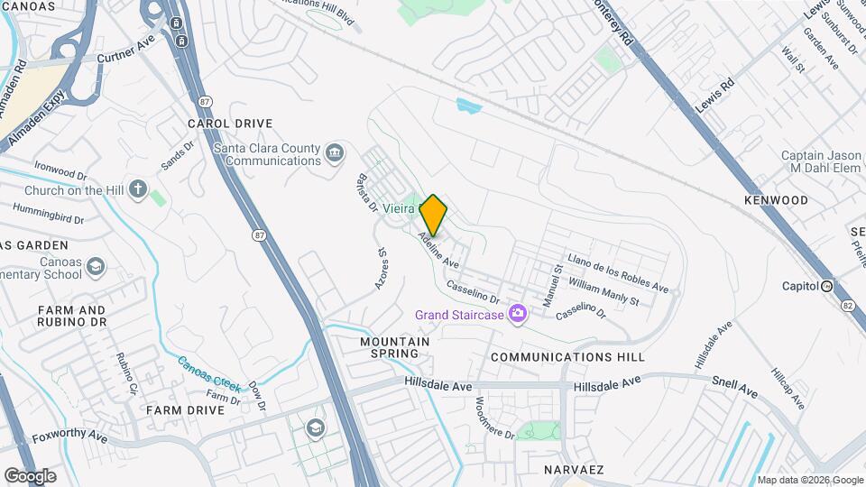 617 Adeline Ave Map and Location Details