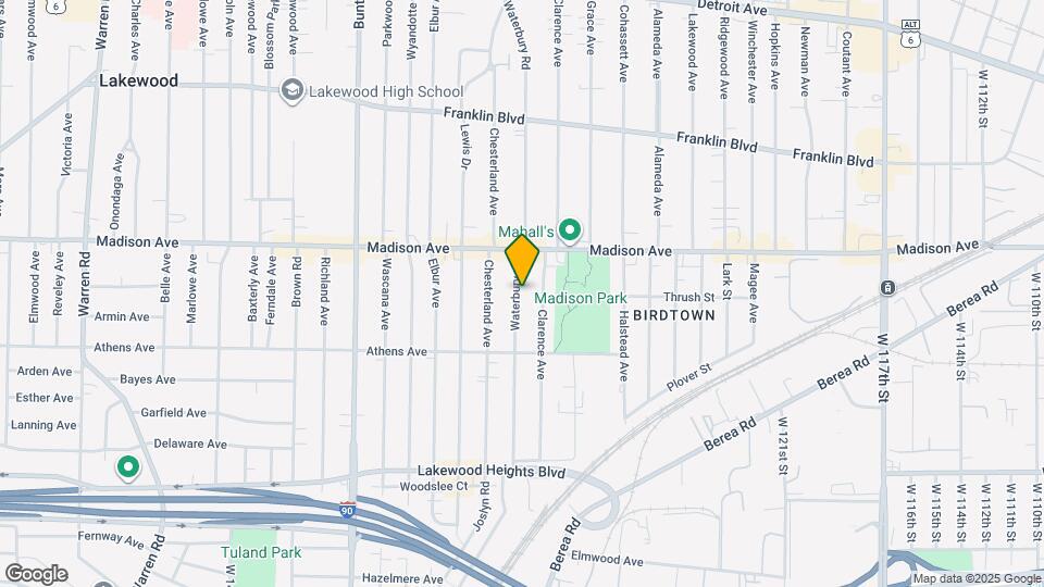 2045 Waterbury Rd, Unit 2045 UP Map and Location Details