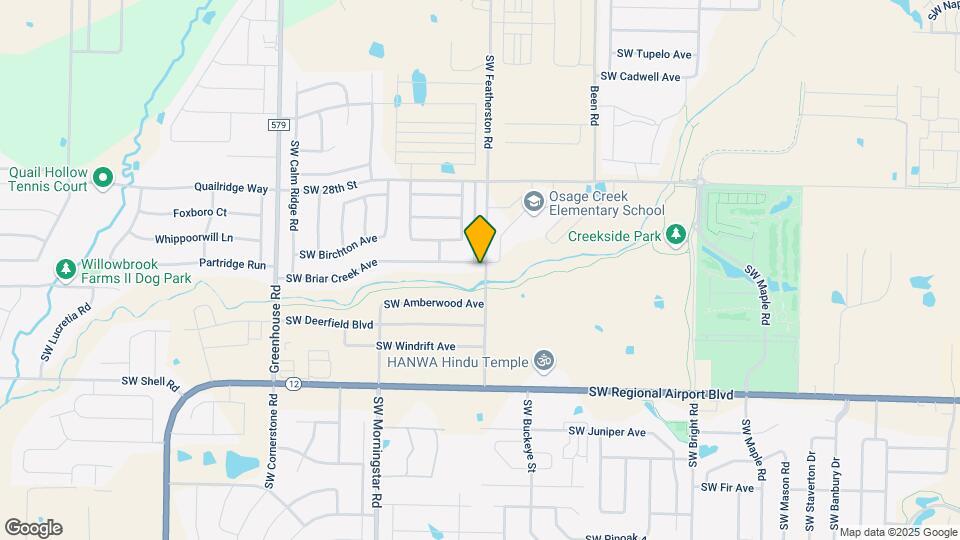 2901 SW Briar Creek Ave Map and Location Details